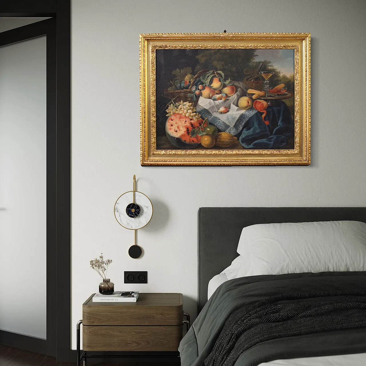 Quadro italiano natura morta con frutta, '600 13