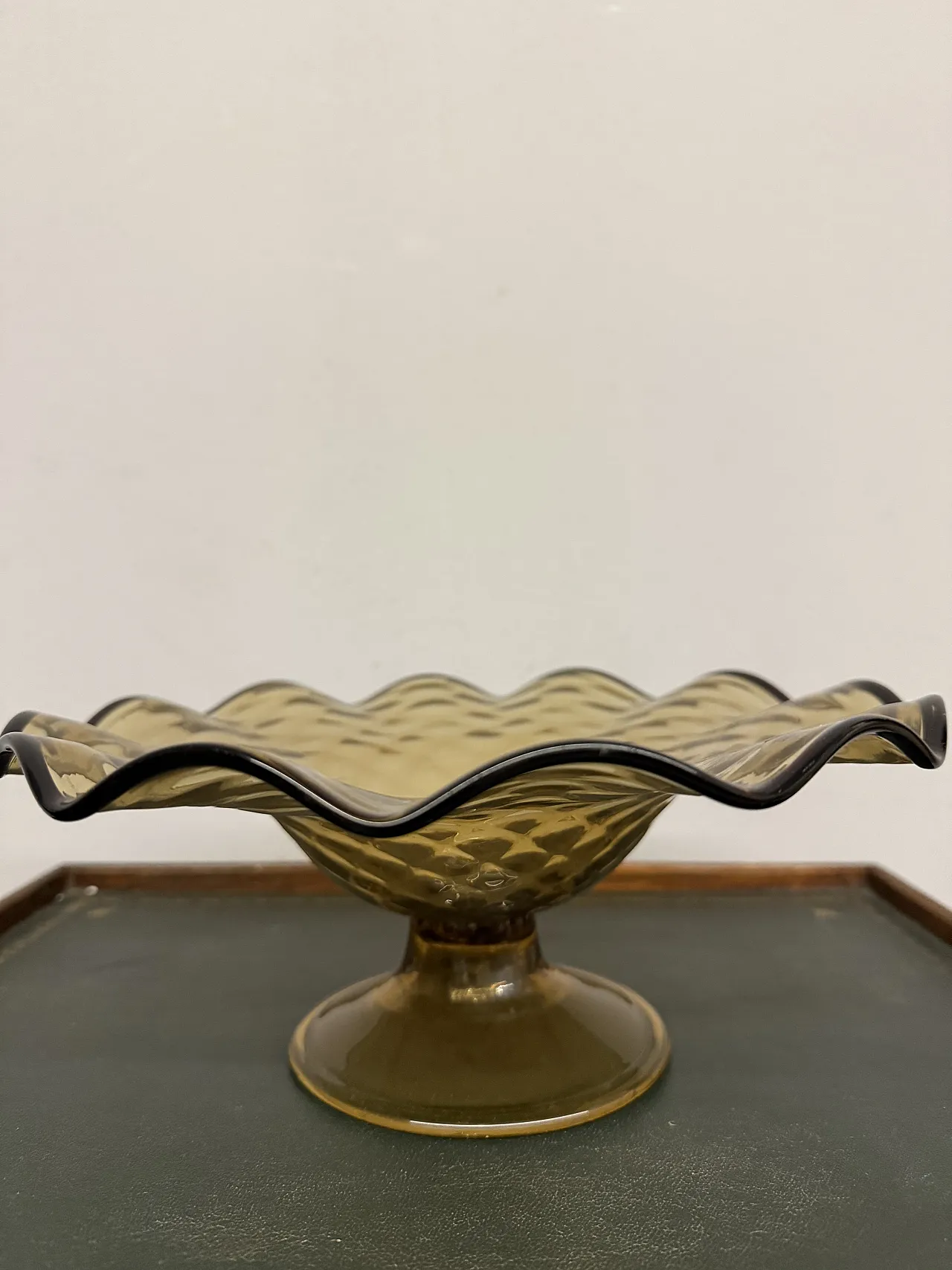 Amber-coloured centrepiece, 1970s 1
