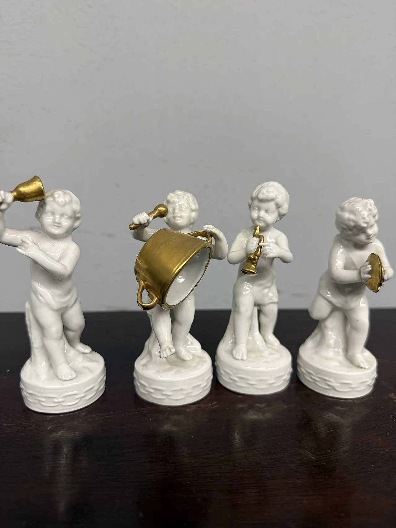 Gruppo N 4 musicisti in porcellana, '900 1