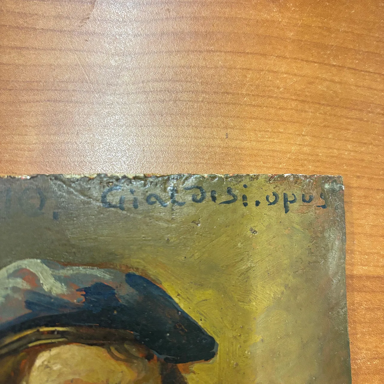 Dipinto con liutaio, '800 3