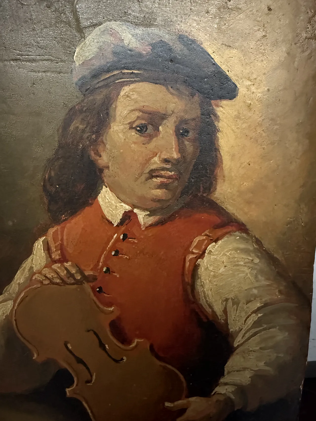 Dipinto con liutaio, '800 6