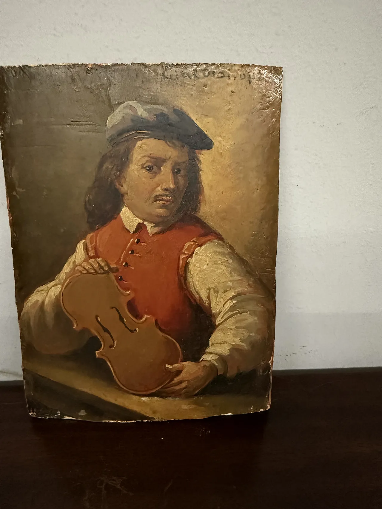 Dipinto con liutaio, '800 7