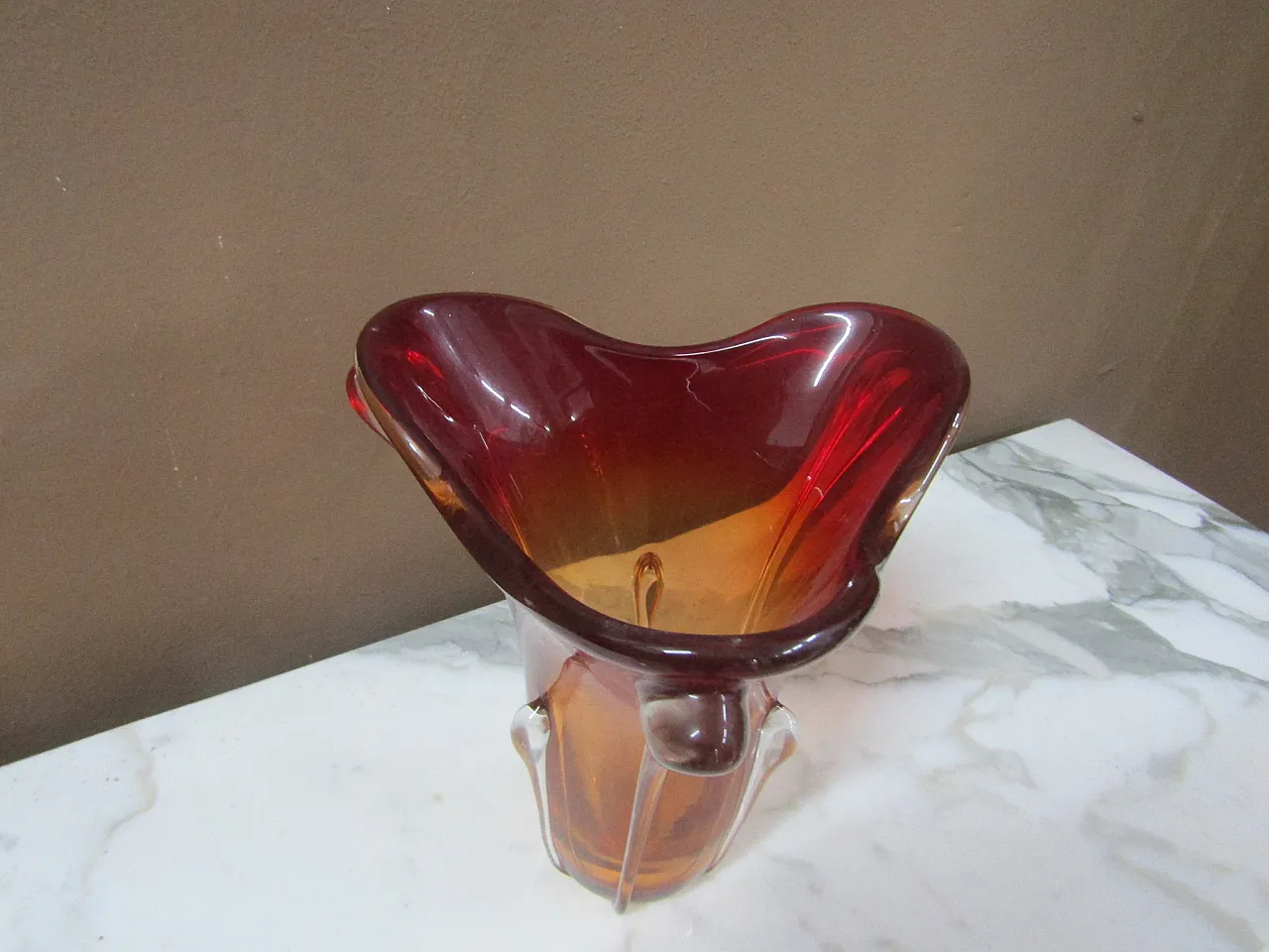 Murano glass vase, late 20th century 4