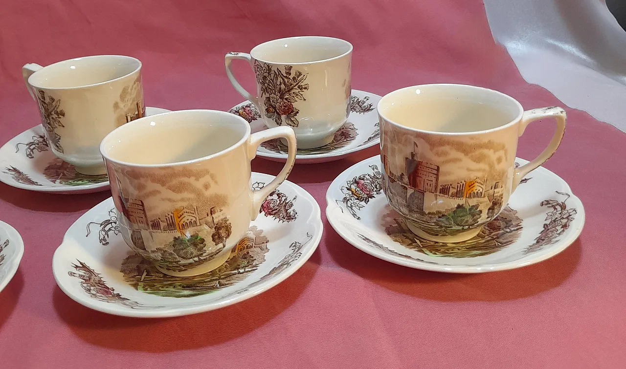 Servizio da  caffè in porcellana Royal Homes di Johnson Bros, anni '50 13