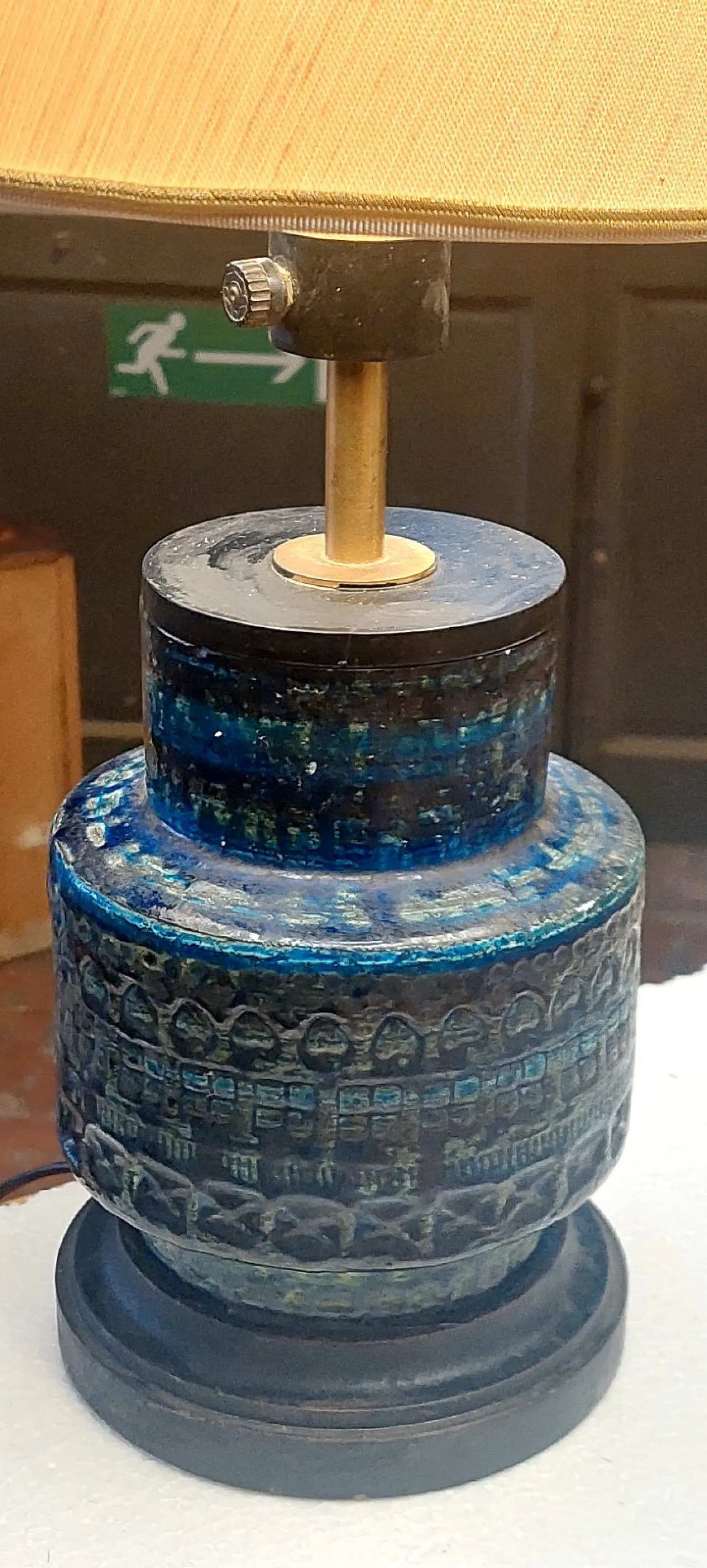 Lampada da tavolo in ceramica di Aldo Londi per Bitossi, anni '70 7