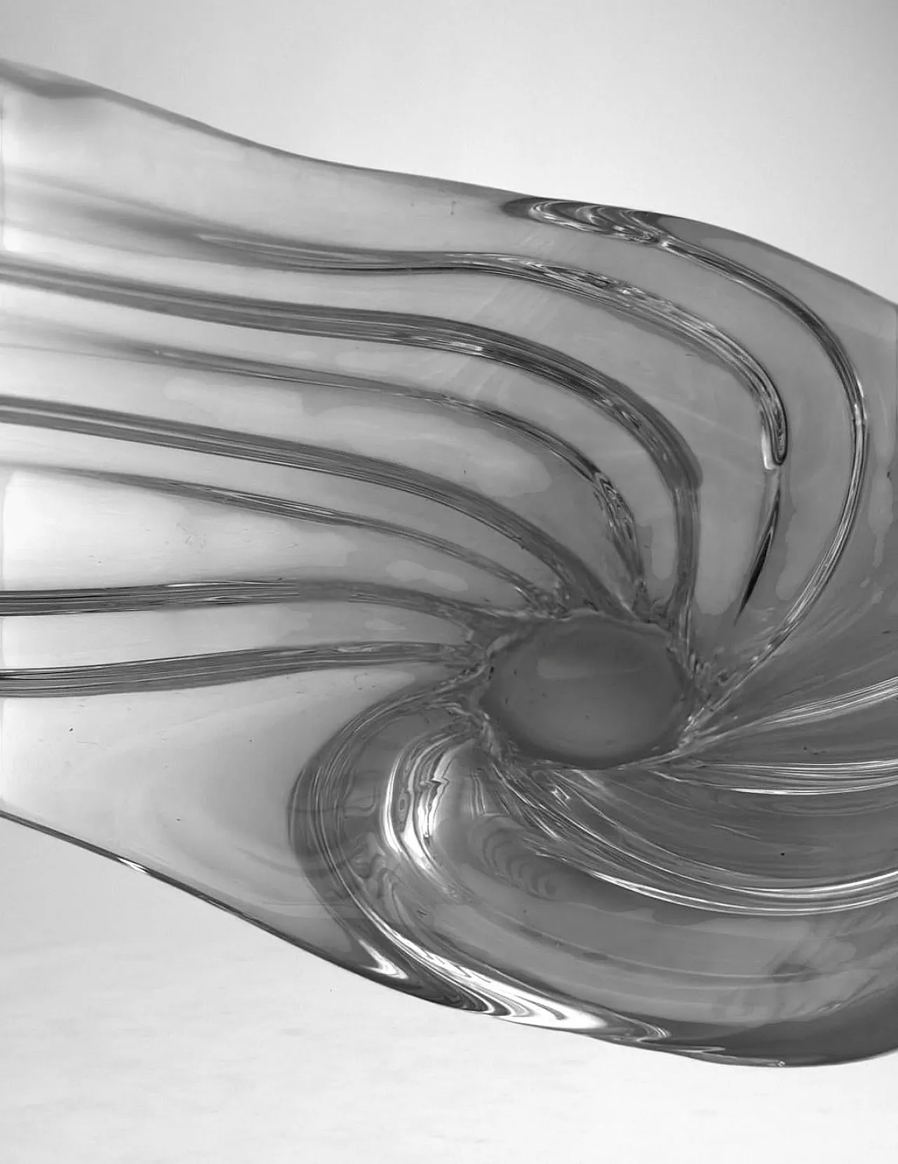 Centrotavola in cristallo Art Deco, anni '70 13