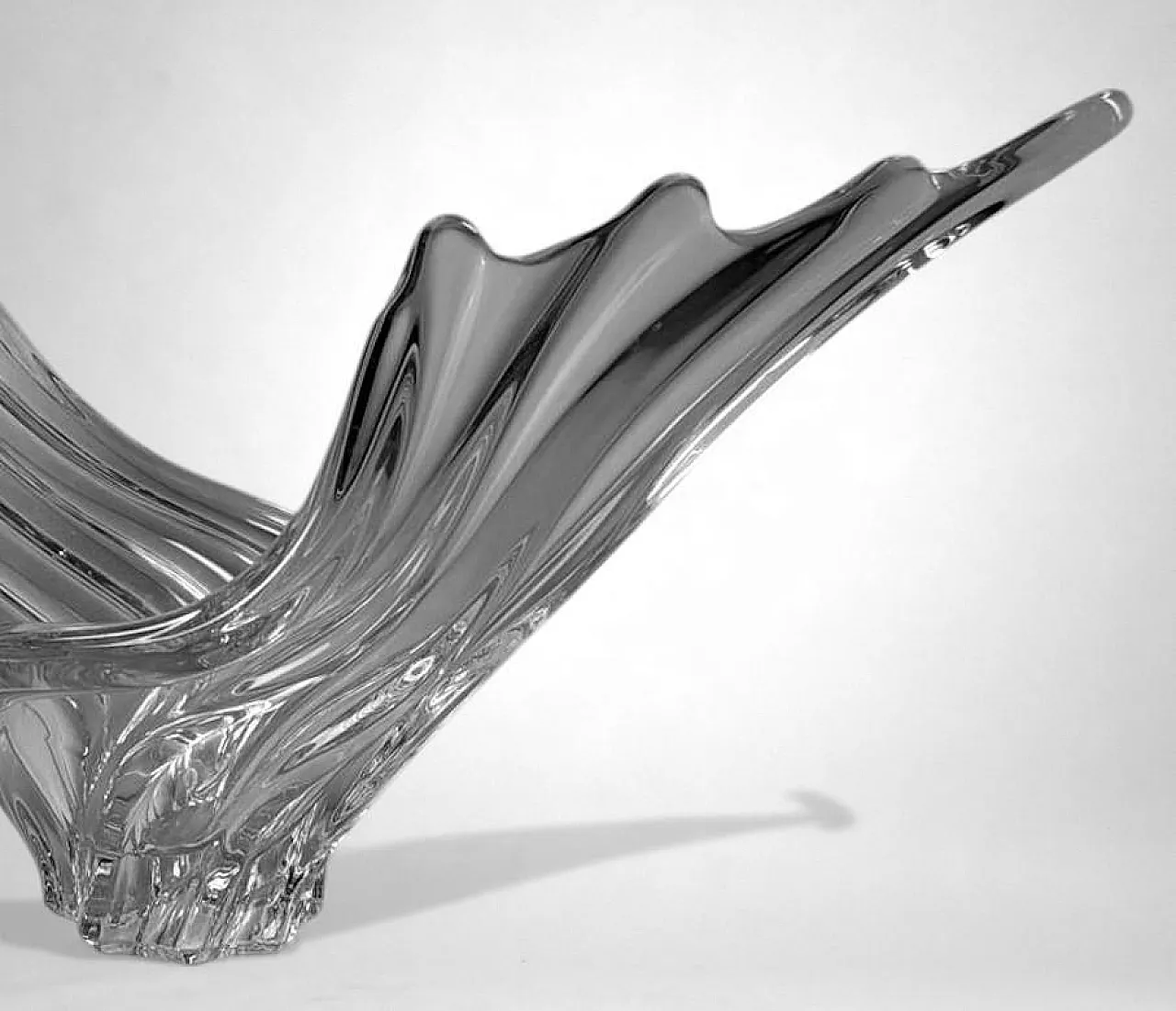 Centrotavola in cristallo Art Deco, anni '70 15