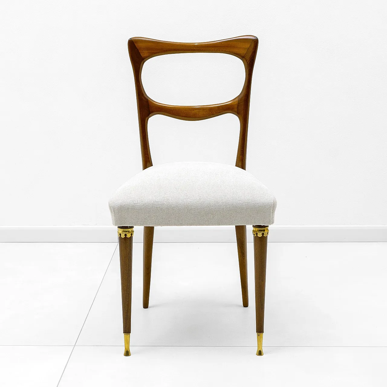 4 Sedie Mid-Century Modern attribuite a Paolo Buffa, anni '50 5