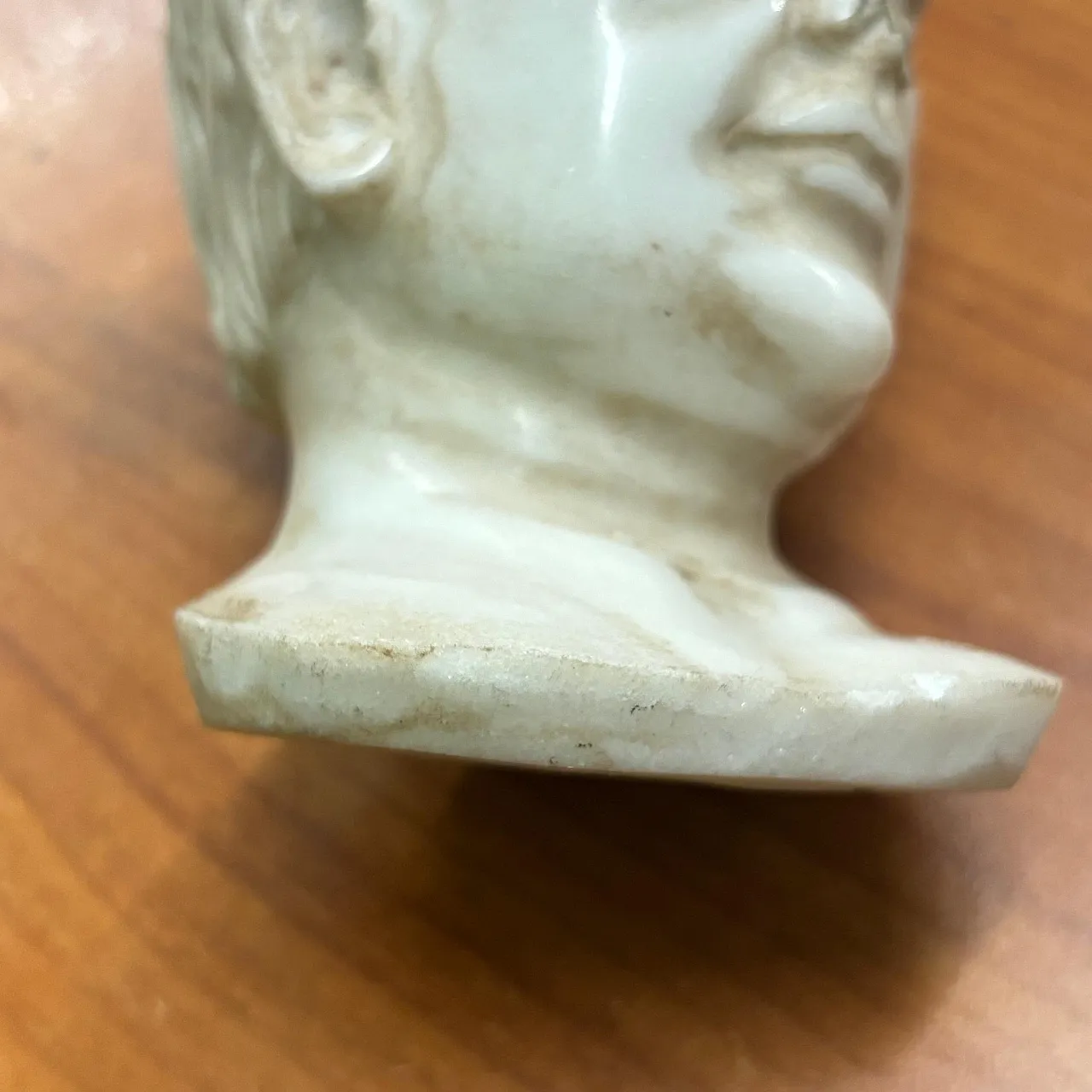 Scultura in marmo di imperatore, '800 3