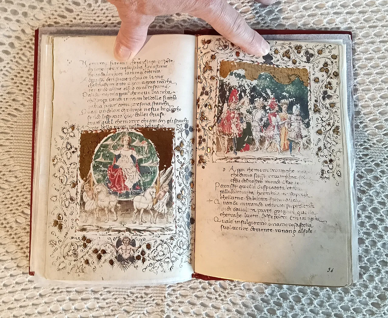 I Trionfi di Francesco Petrarca riproduzione Art.codex, anni '70 7