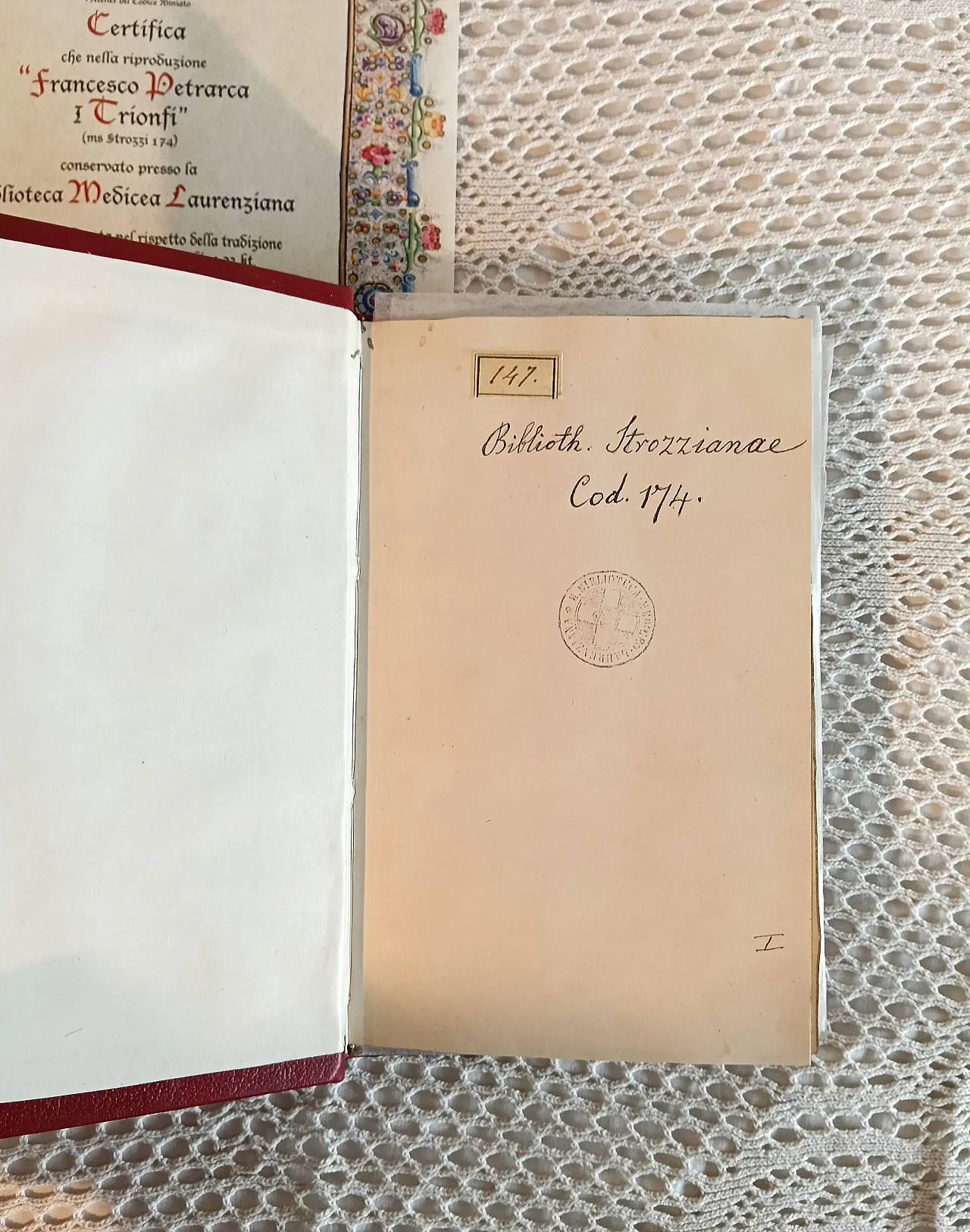 I Trionfi di Francesco Petrarca riproduzione Art.codex, anni '70 8