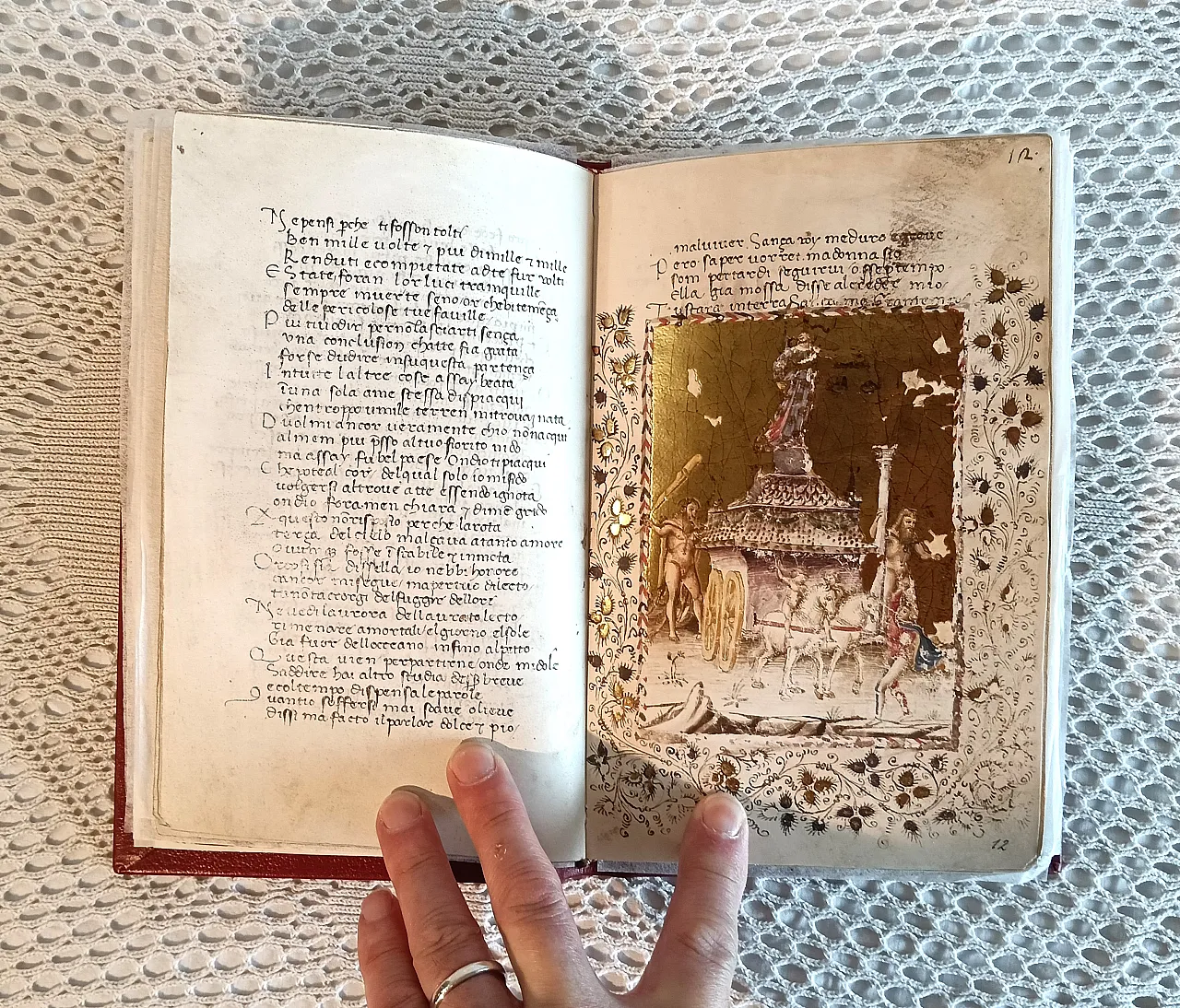 I Trionfi di Francesco Petrarca riproduzione Art.codex, anni '70 18