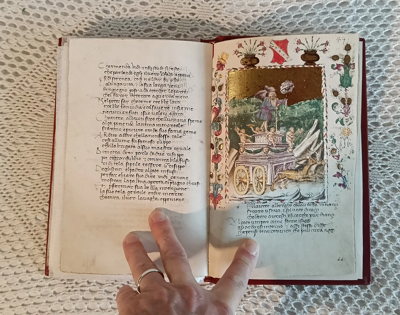 I Trionfi di Francesco Petrarca riproduzione Art.codex, anni '70 25