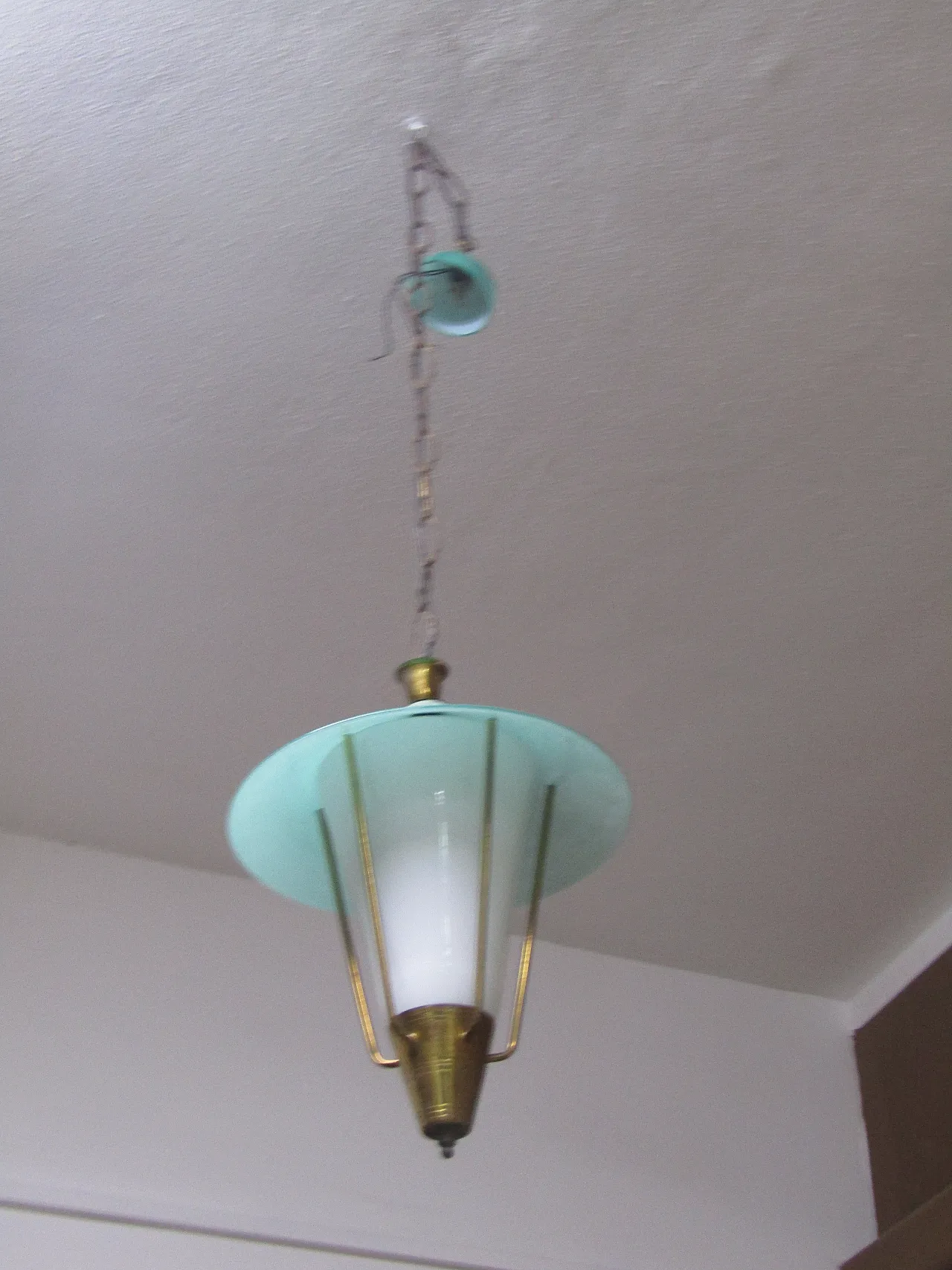 Lantern chandelier by Pietro Chiesa for Fontana Arte, 50s 1