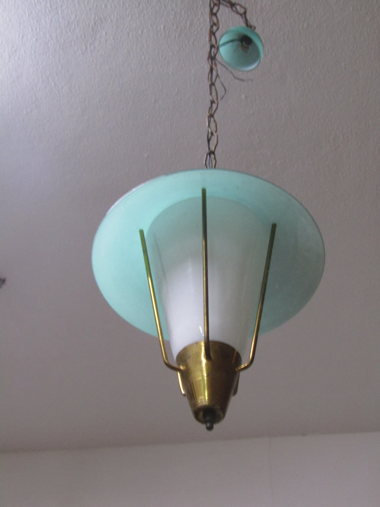 Lantern chandelier by Pietro Chiesa for Fontana Arte, 50s 3