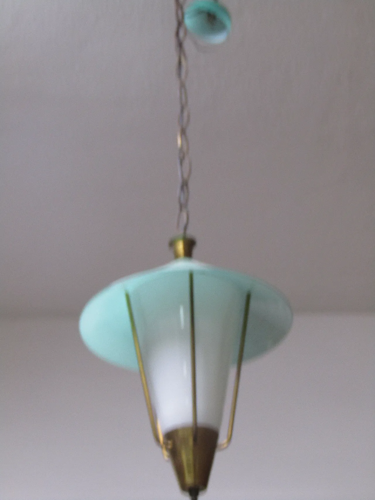 Lantern chandelier by Pietro Chiesa for Fontana Arte, 50s 4