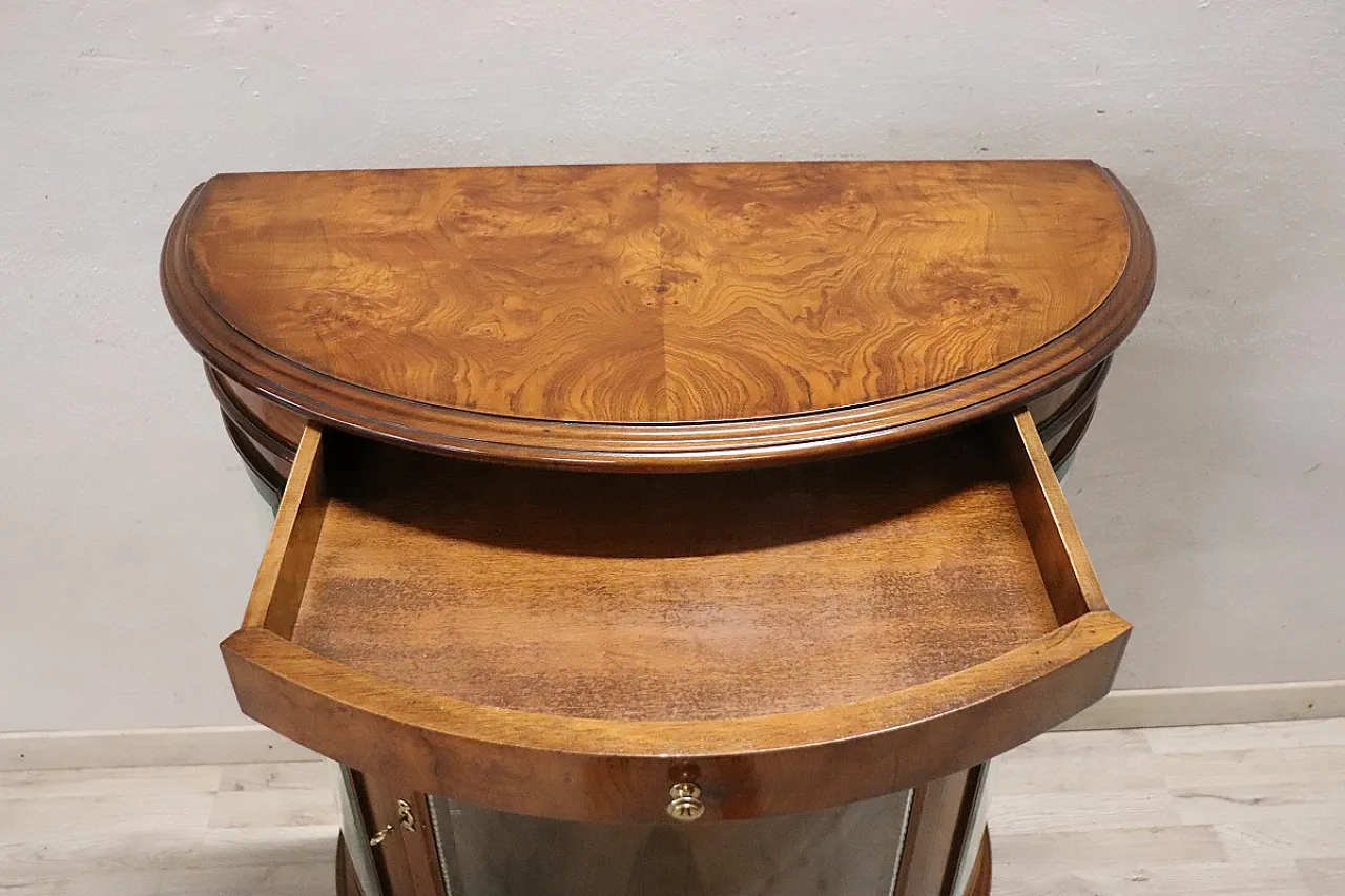 Classic display cabinet in walnut, 1990s 5
