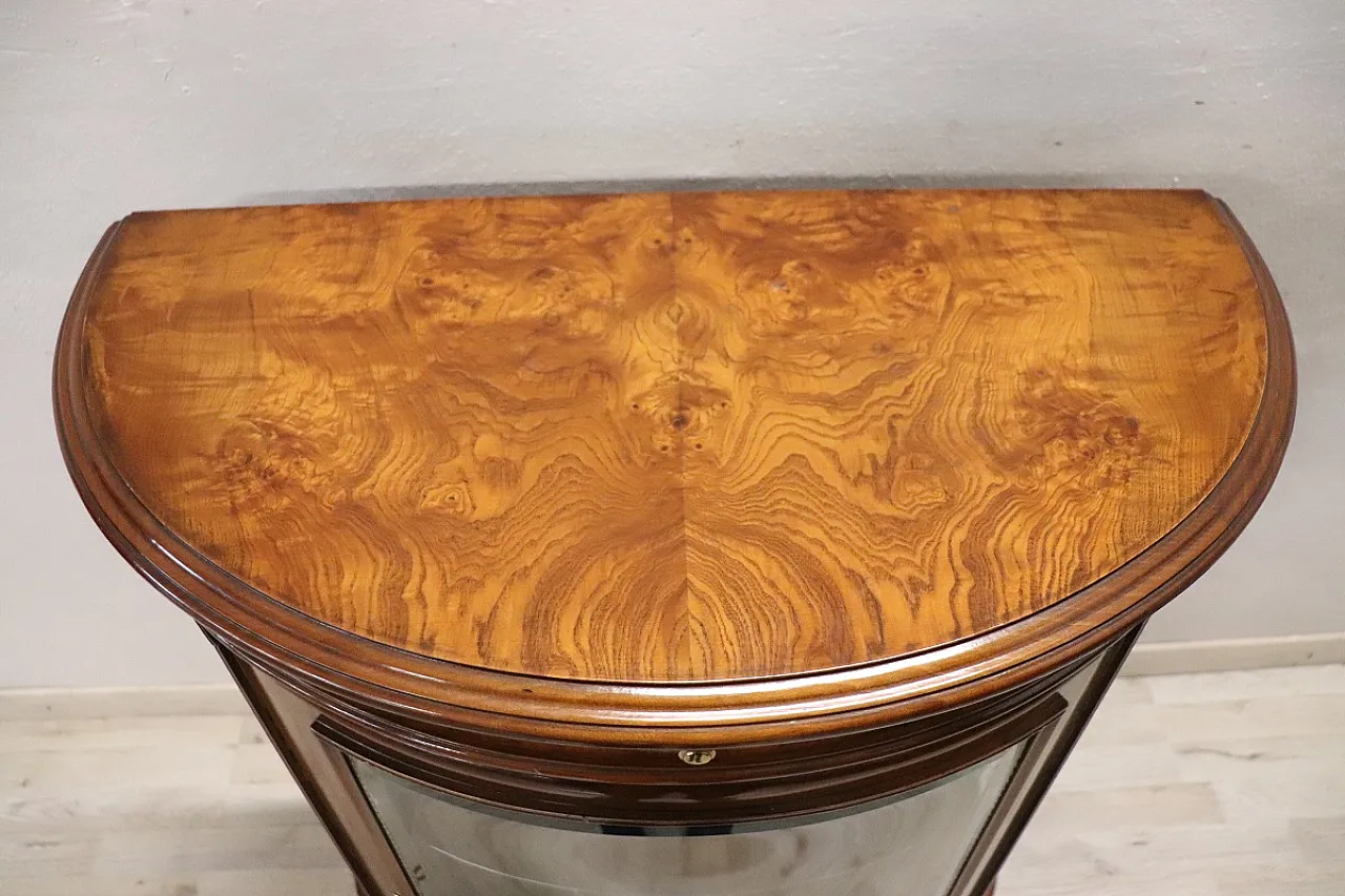 Classic display cabinet in walnut, 1990s 6