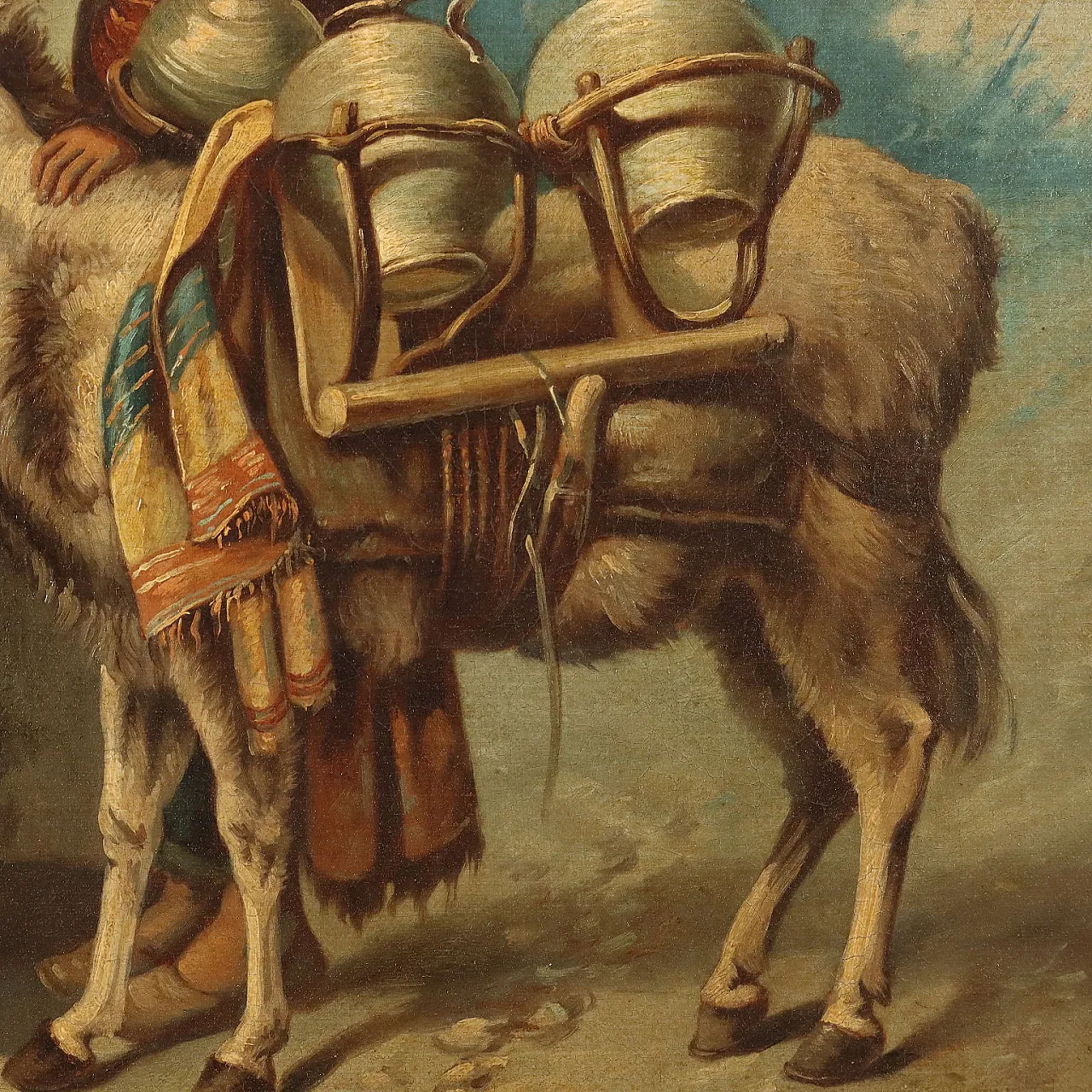 Painting by Joseph Haier, oil on canvas, 19th century 6