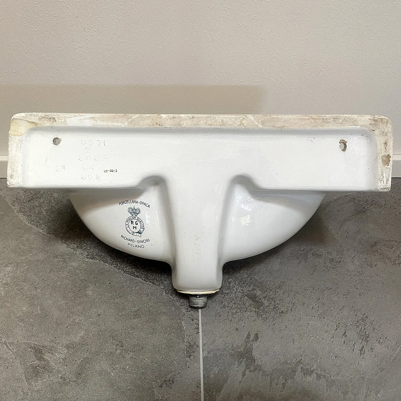 Sink by Richard Ginor Milan, 50s 8