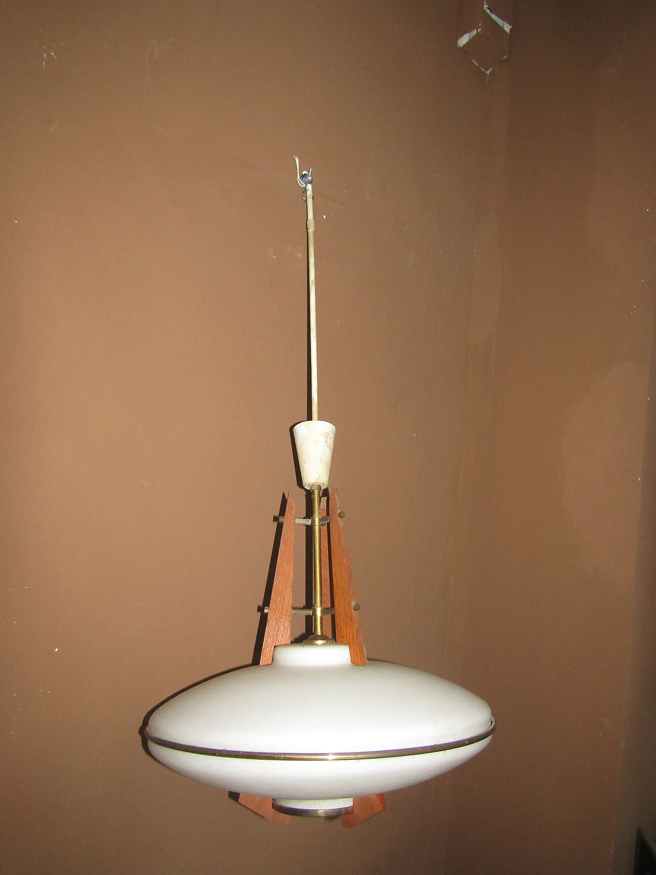 Scandinavian chandelier, 70s 7