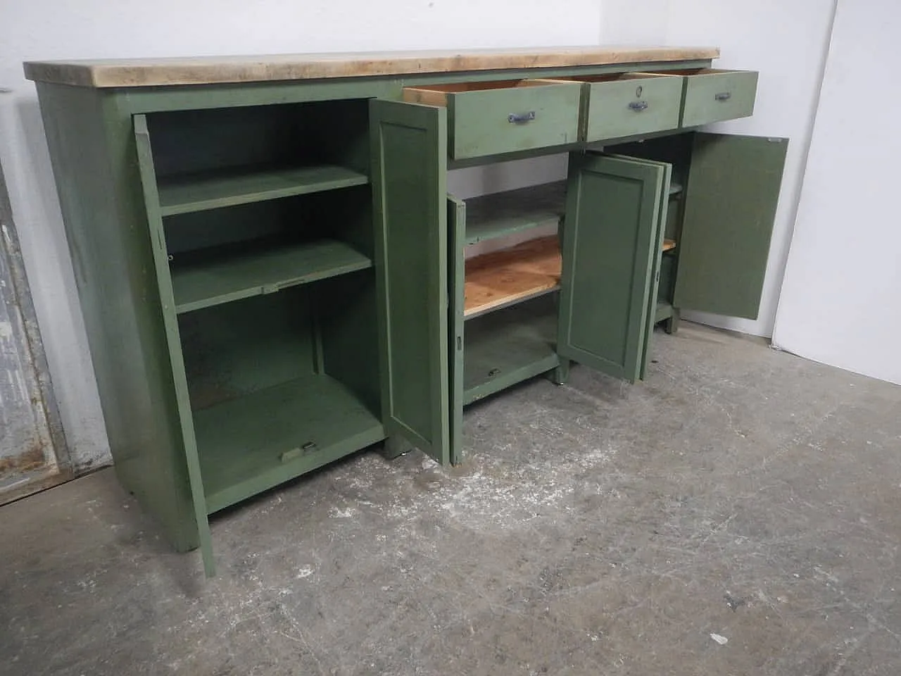 Credenza in legno di abete, 1960 5