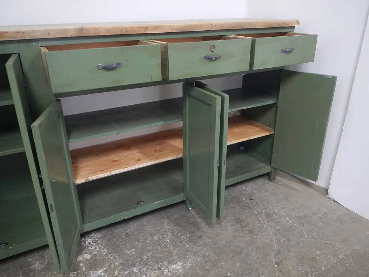 Credenza in legno di abete, 1960 7