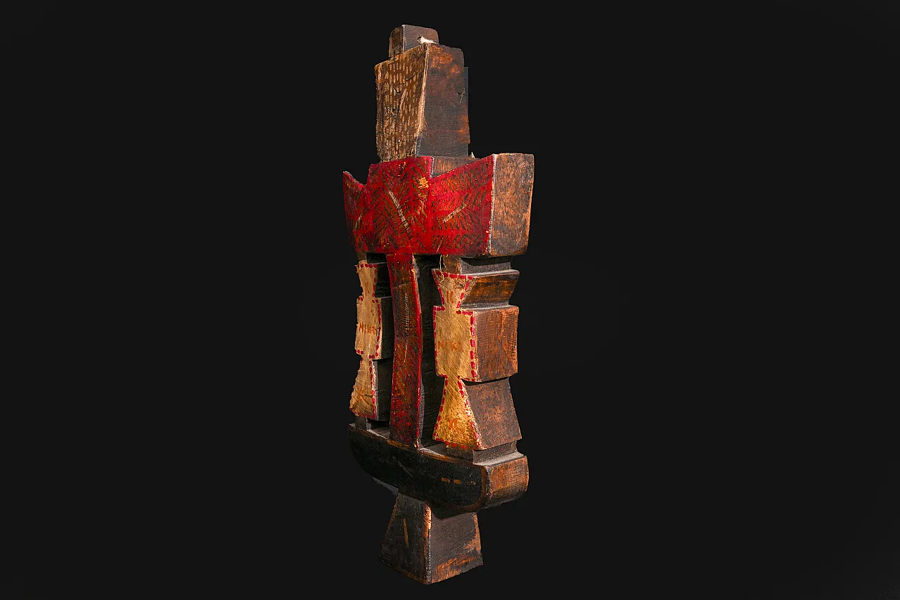 Romanian Orthodox Cross Sculpture by Victoria & Marian Zidaru, 1991 2