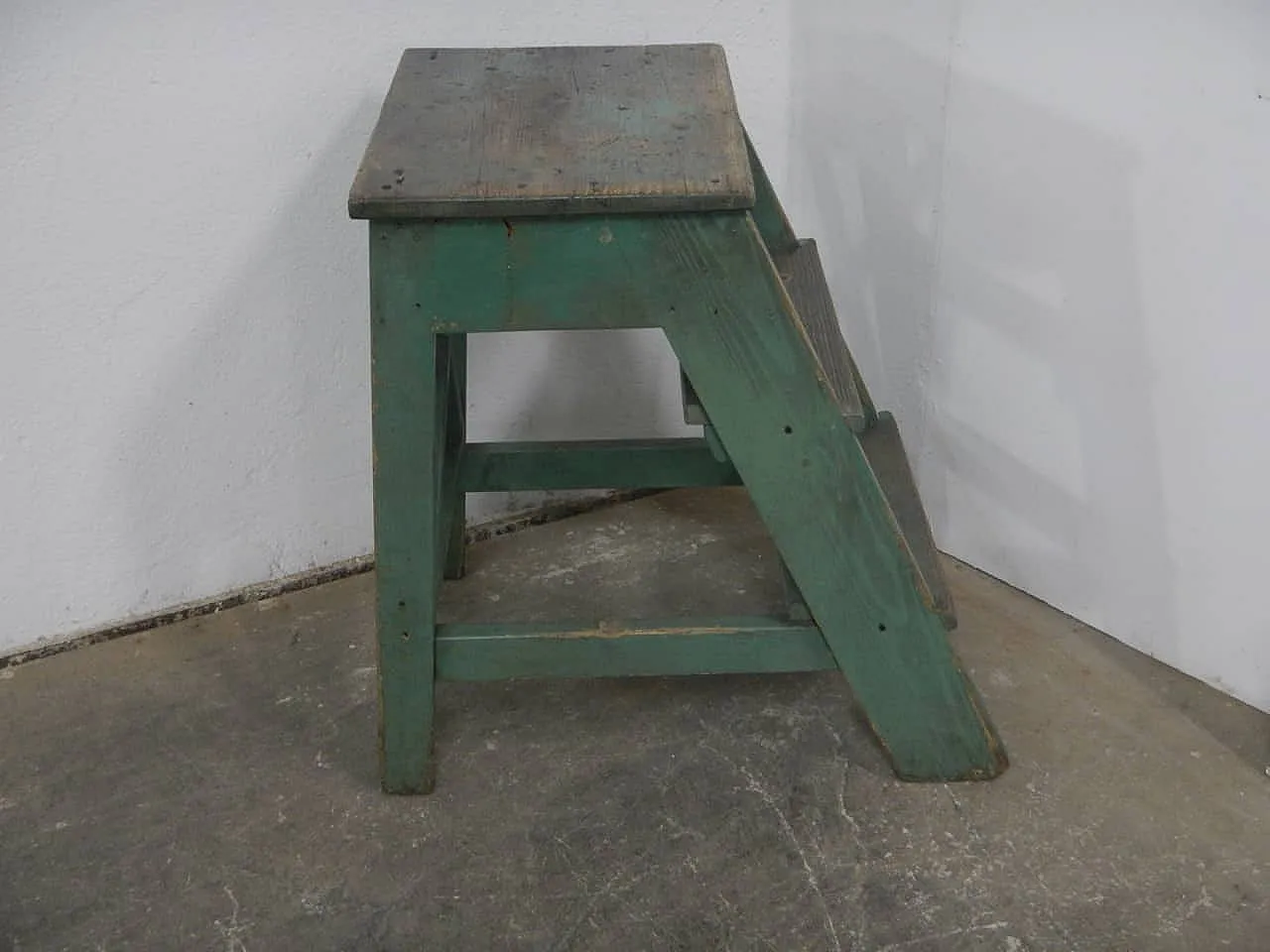 Ladder stool in fir wood 1960 4
