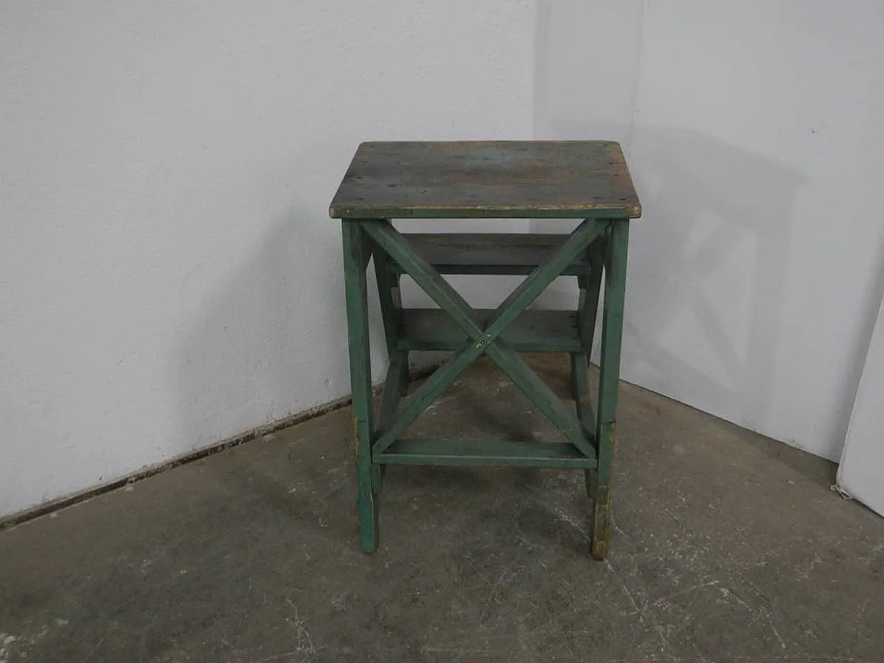 Ladder stool in fir wood 1960 5