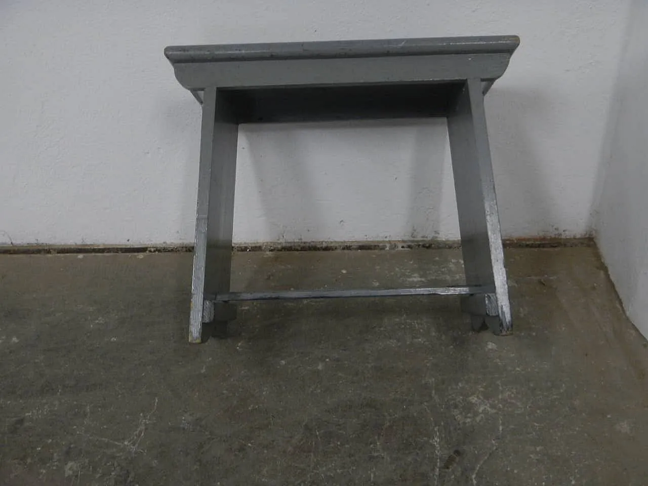 Panca/Sgabello in legno di abete 1960 4