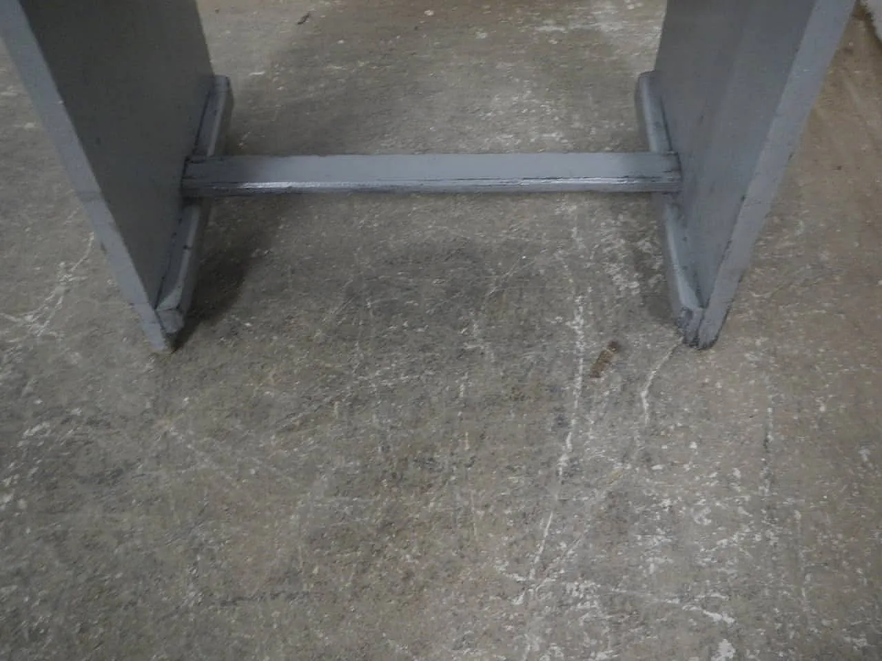 Panca/Sgabello in legno di abete 1960 7