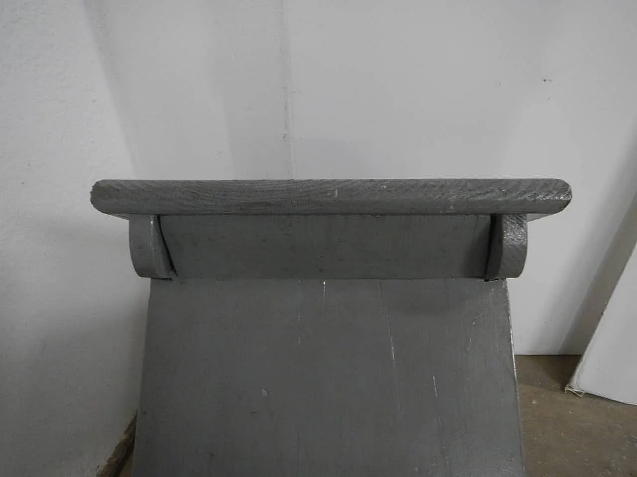 Panca/Sgabello in legno di abete 1960 8