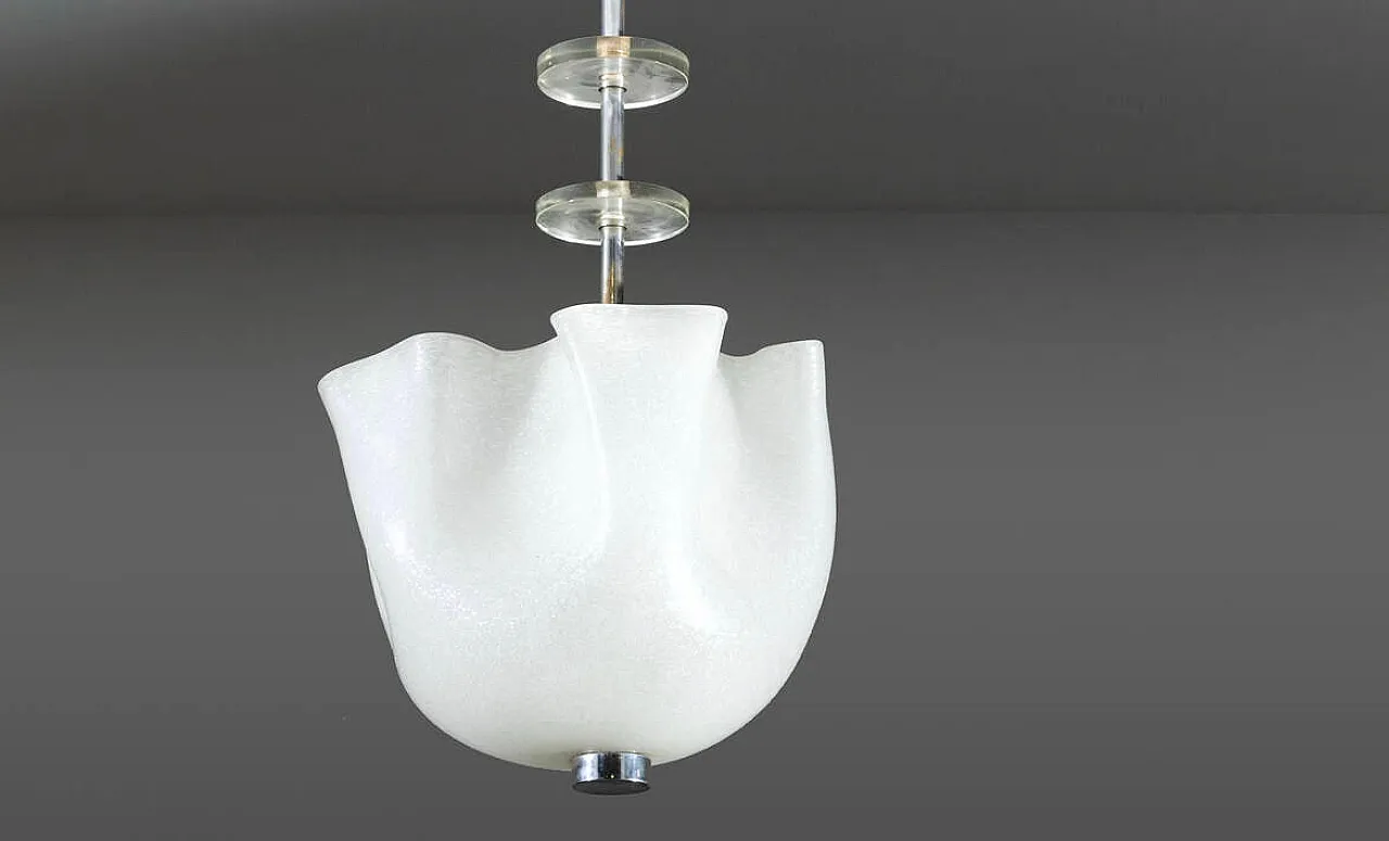 Lampada a sospensione di Seguso Vetri d'Arte, anni '40 7