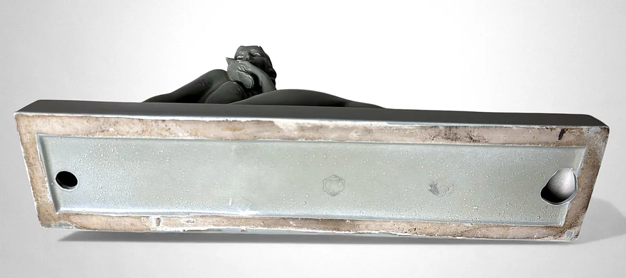 Art Deco ceramic figure of a young woman, mid-20th century 16