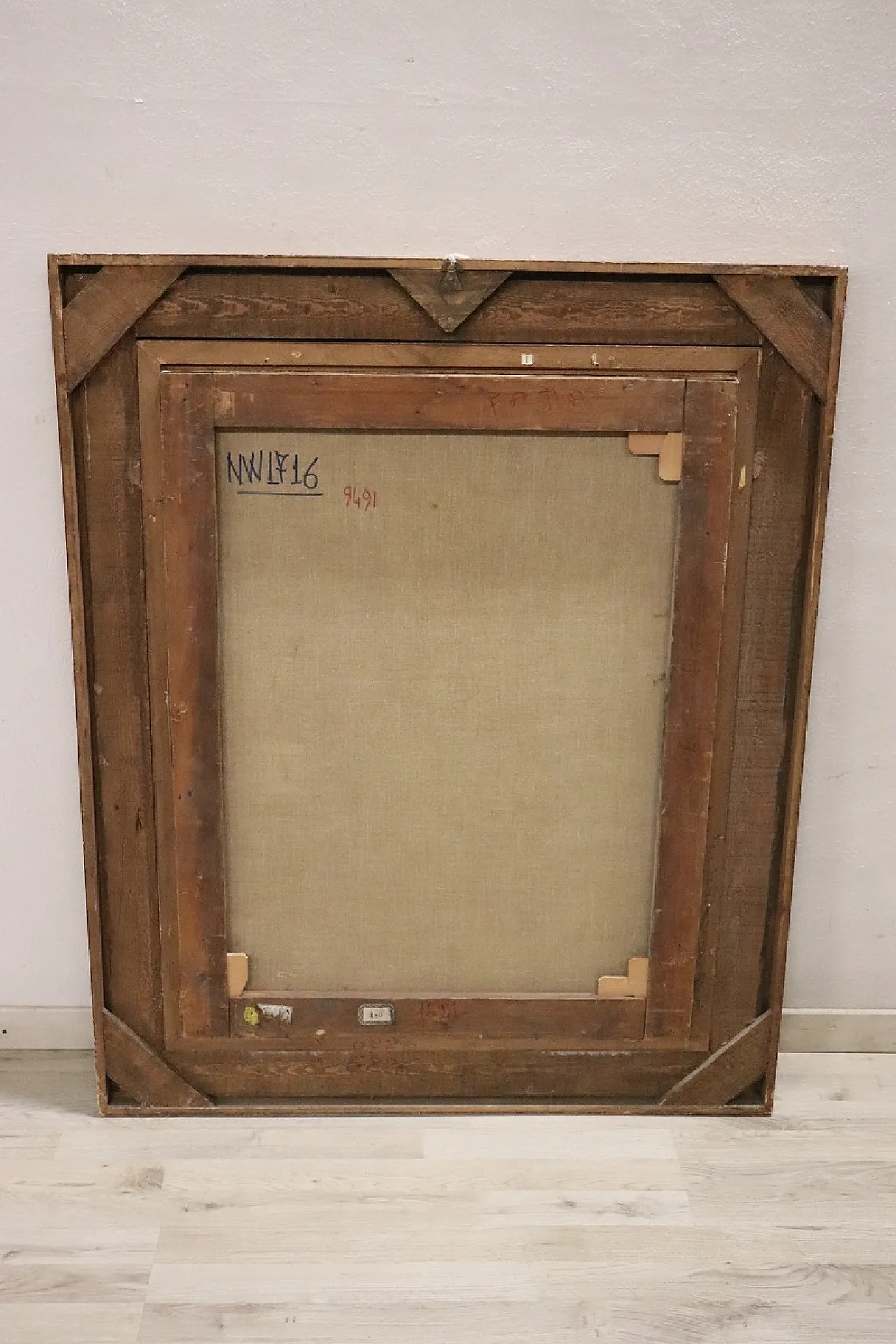 Olio su tela, ritratto di Mr. Minney, primi decenni '900 11