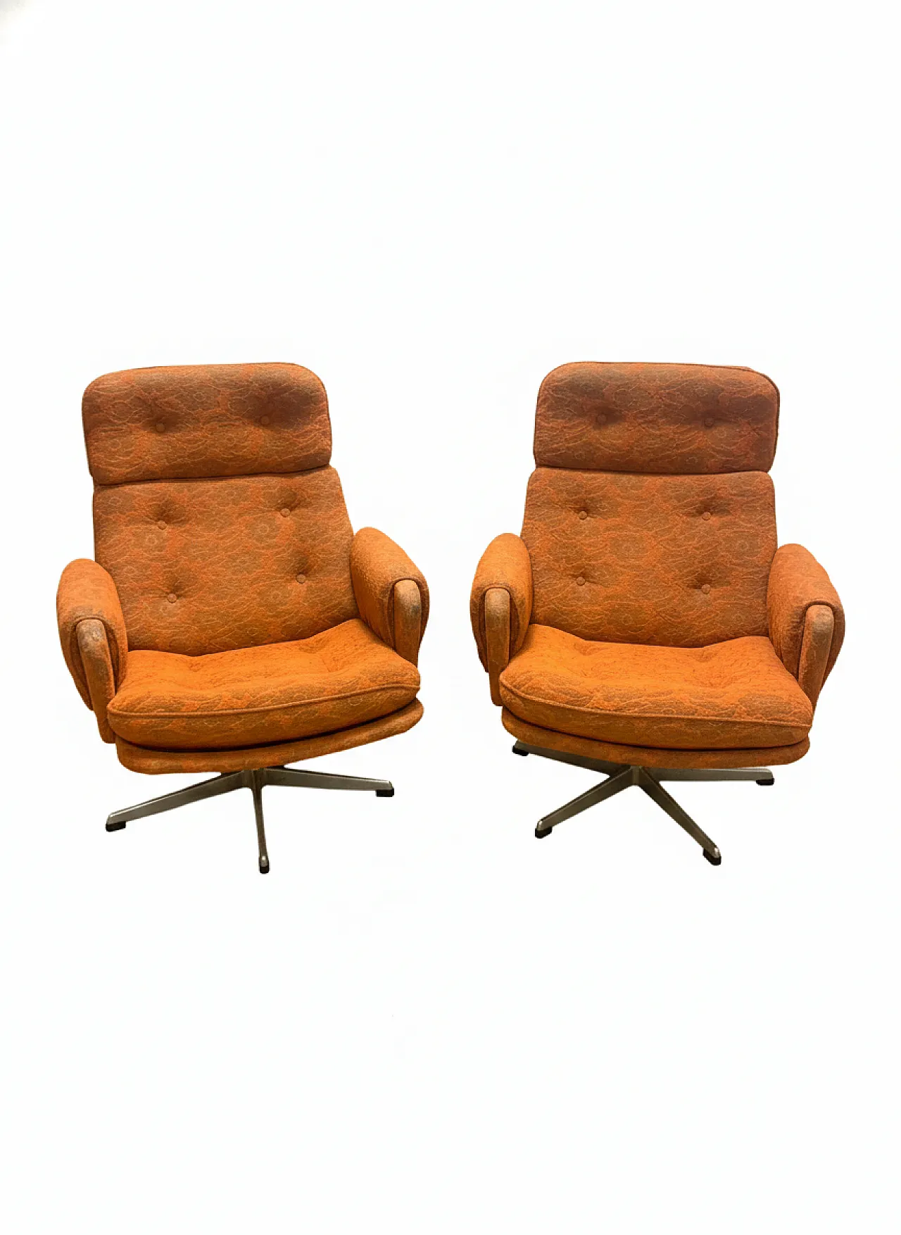 Poltrona girevole di Gerald Neusser, anni '70 6