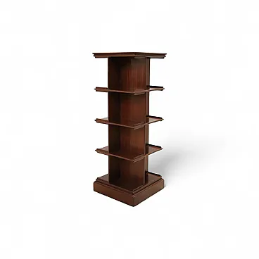Revolving wooden bookcase, 1960s