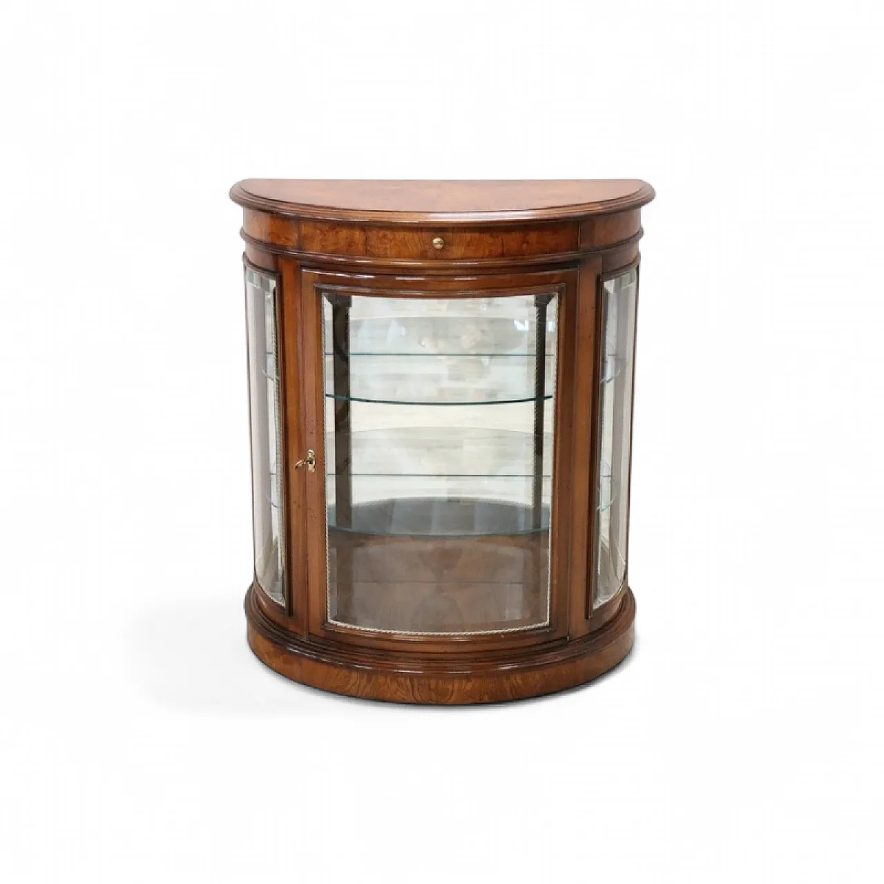 Classic display cabinet in walnut, 1990s 14