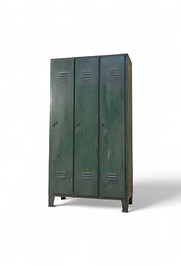 Armadietto militare vintage in metallo di Officina Di Ricerca, Italia, anni '60