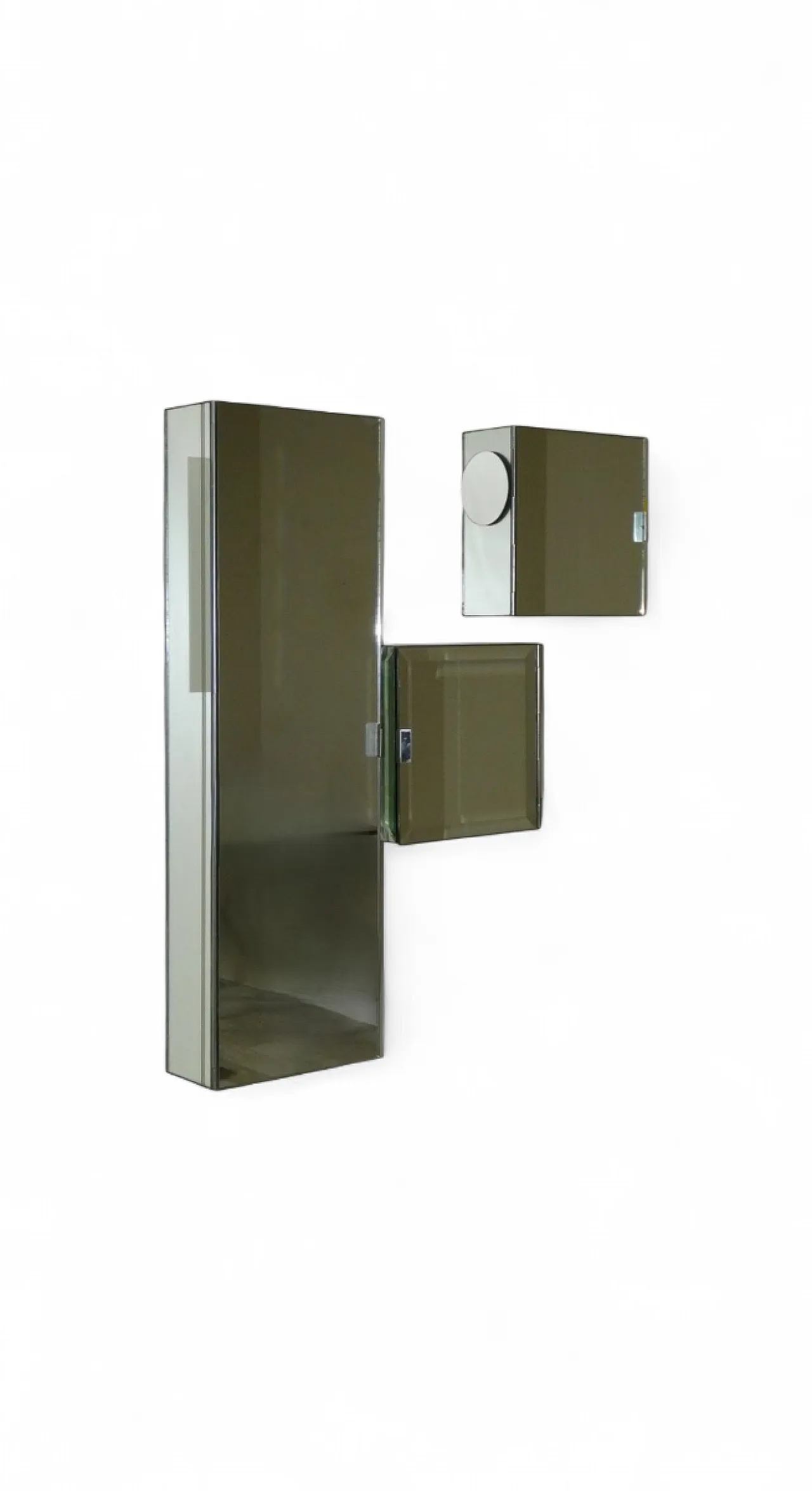 3 armadietti a specchio, Italia, anni '70 26