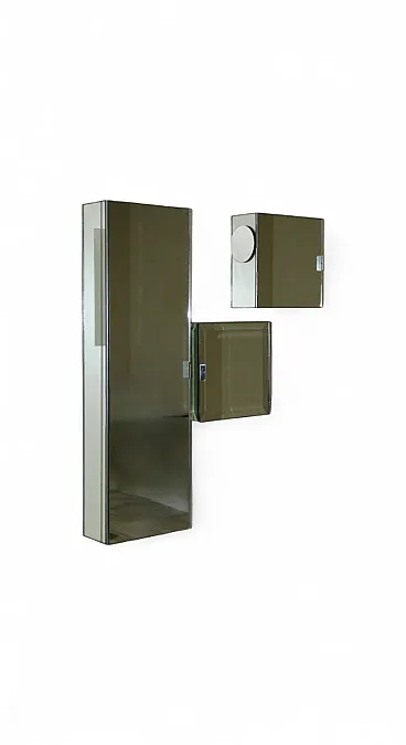 3 armadietti a specchio, Italia, anni '70