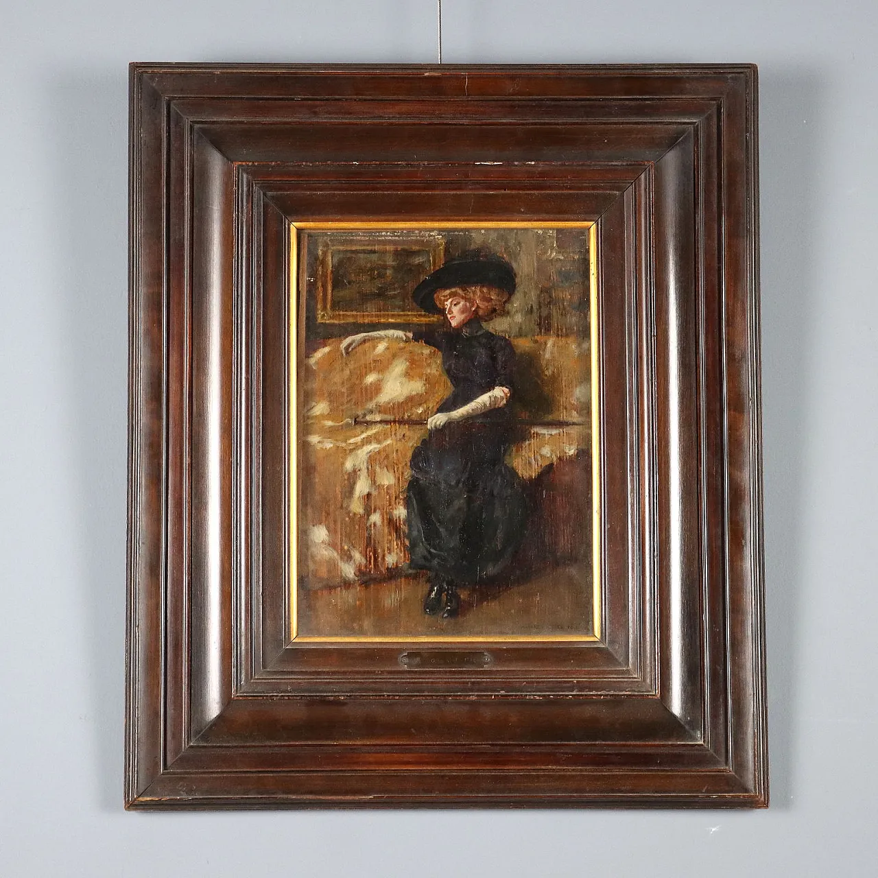 Portrait of a Young Woman by Albert von Keller, 19th century 1