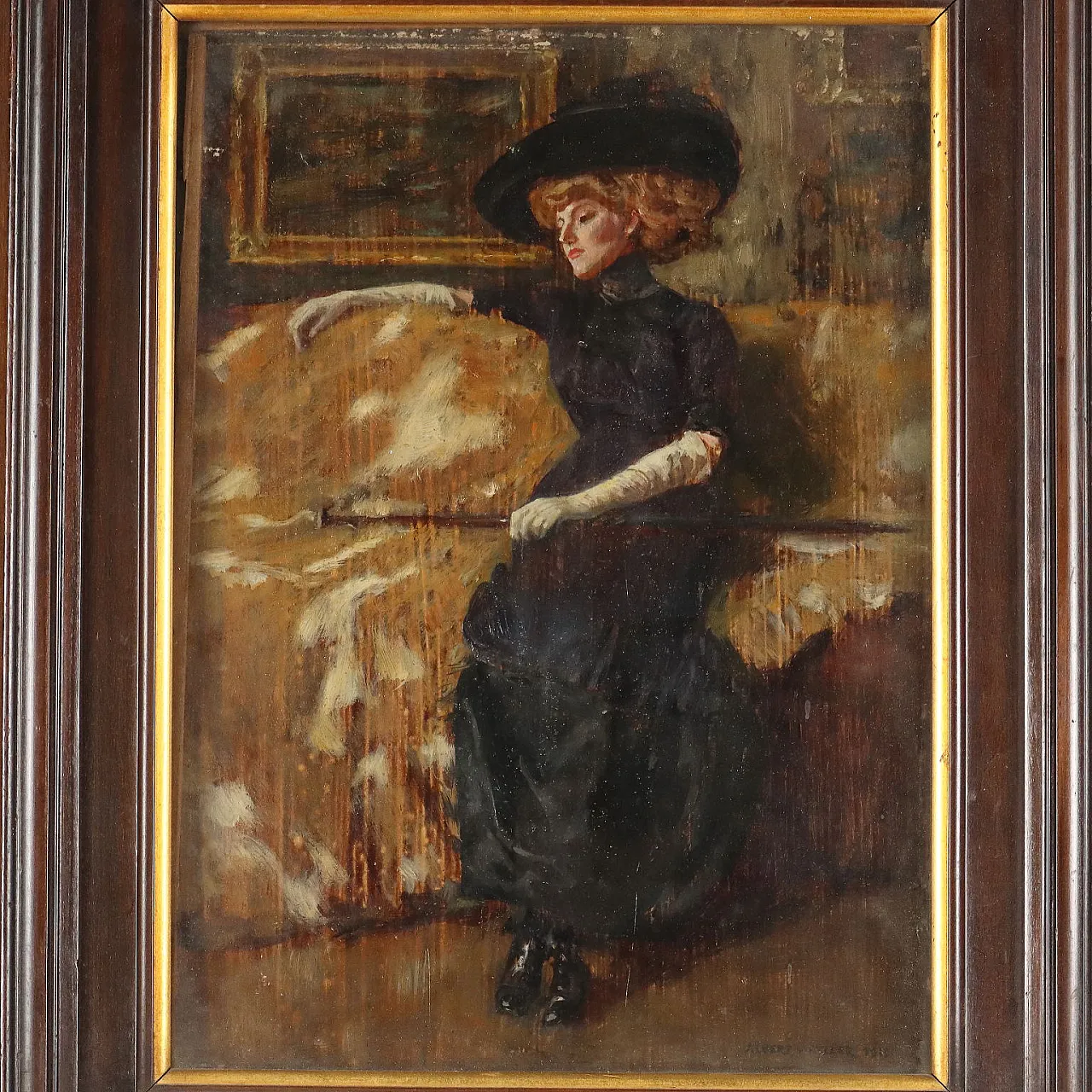 Portrait of a Young Woman by Albert von Keller, 19th century 3