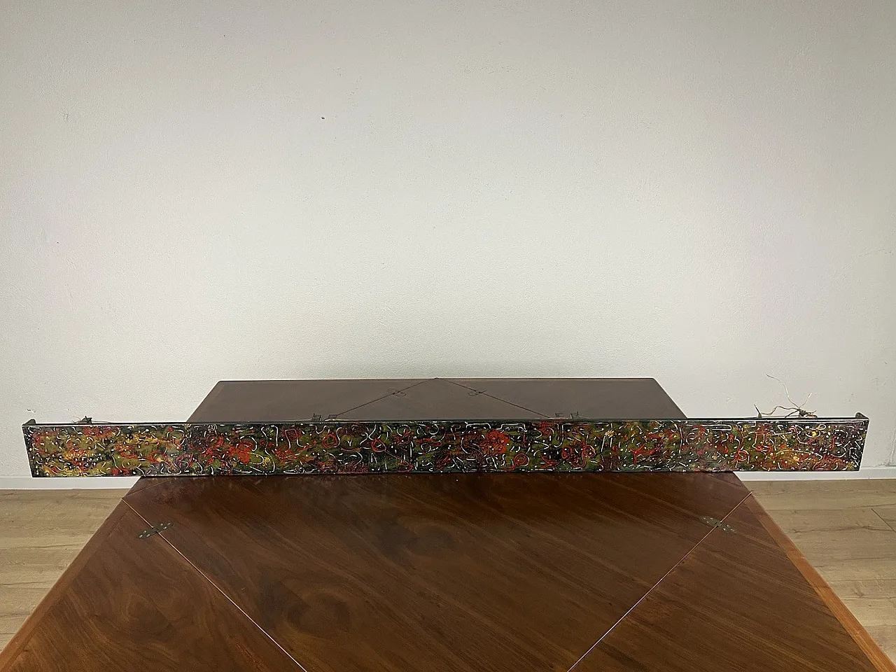 Enamel metal lght panel, 1950s 2