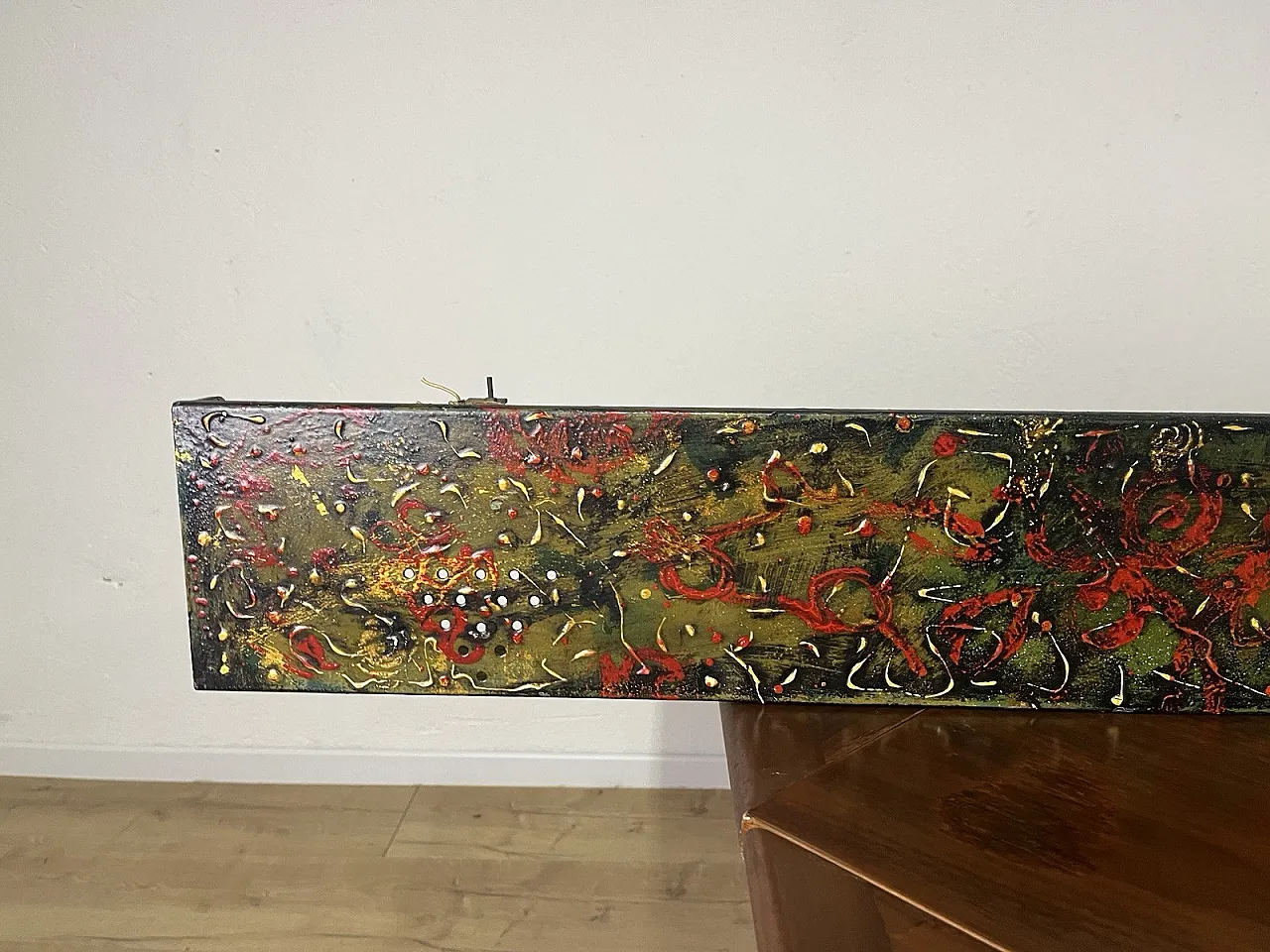 Enamel metal lght panel, 1950s 7