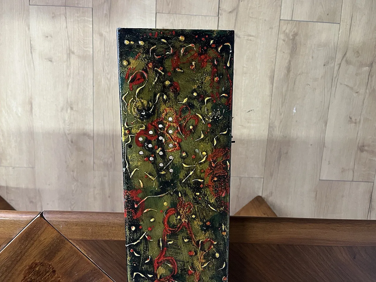 Enamel metal lght panel, 1950s 9