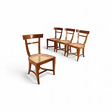 4 Sedie in noce, primo '800