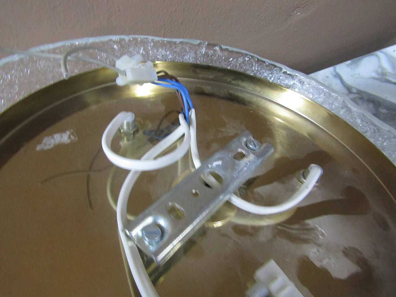 Coppia plafoniere di Murano, anni '70 8