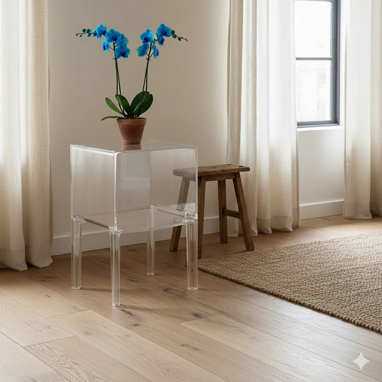 Clear plastic furniture, 20th century 2